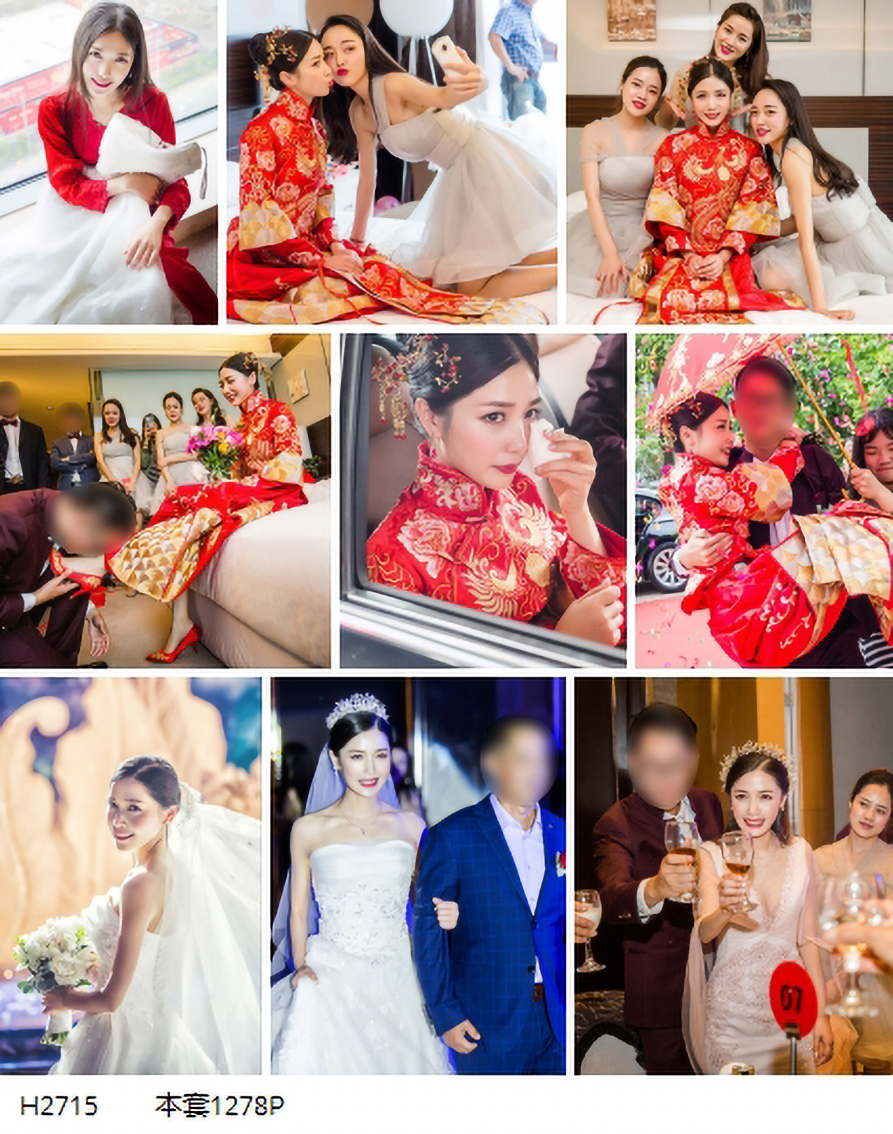 婚礼跟拍系列2715 高清人像摄影 工作室影楼样片 新娘结婚-私房社 - 素人摄影套图分享