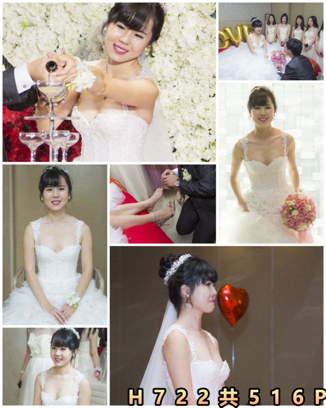 婚礼跟拍系列H722 工作室影楼样片 高清人像摄影 新娘结婚-私房社 - 素人摄影套图分享