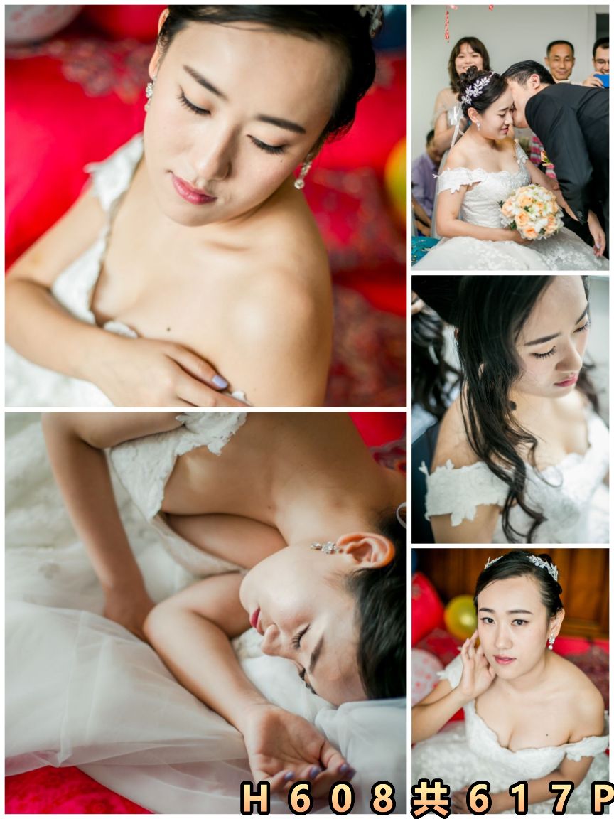 婚礼跟拍系列H608 高清人像摄影 工作室影楼样片 新娘结婚-私房社 - 素人摄影套图分享