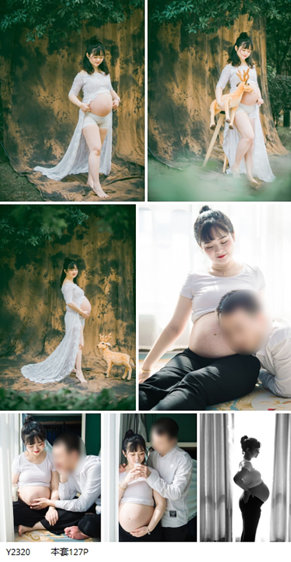 孕妇宝妈摄影写真集Y2320人像艺术怀孕照片套图百度网盘资源免费下载-私房社 - 素人摄影套图分享
