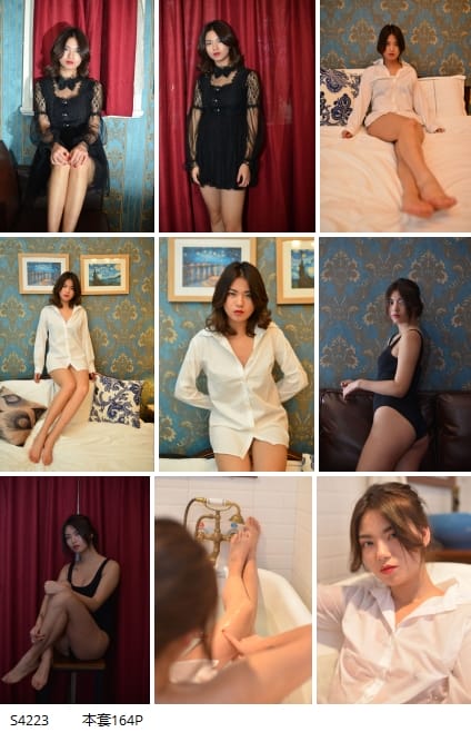 白色衬衫, 长腿, 黑色连体衣 私房社,性感写真,私房摄影,套图网,美女写真