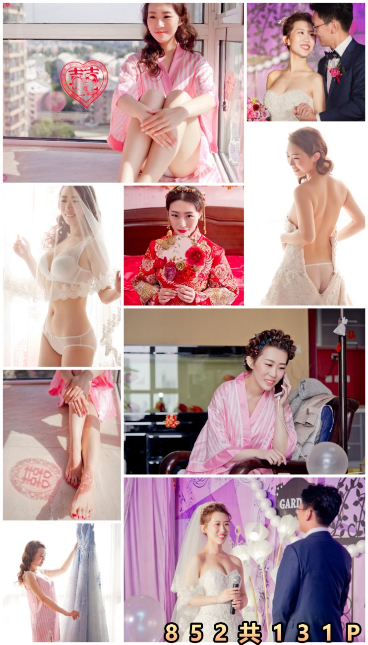 婚礼跟拍系列852 工作室影楼样片 高清人像摄影 新娘结婚-私房社 - 素人摄影套图分享