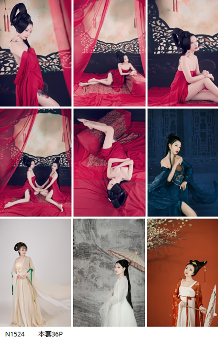 古风美女汉服写真集N1524影楼摄影高清套图照片百度网盘资源-私房社 - 素人摄影套图分享