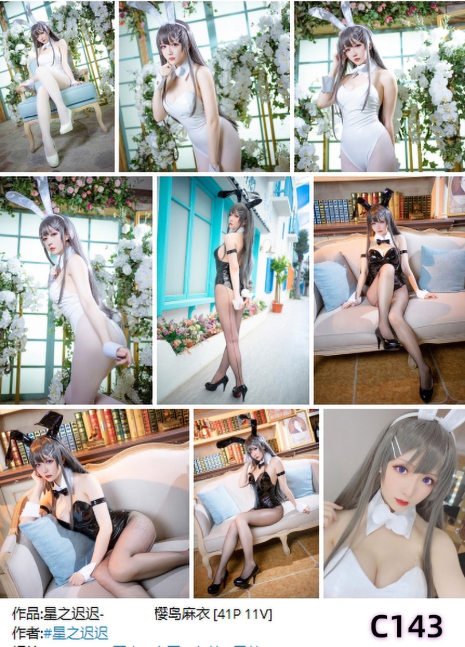 Coser系列C143高清人像摄影星之迟迟樱岛麻衣Cosplay-私房社 - 素人摄影套图分享