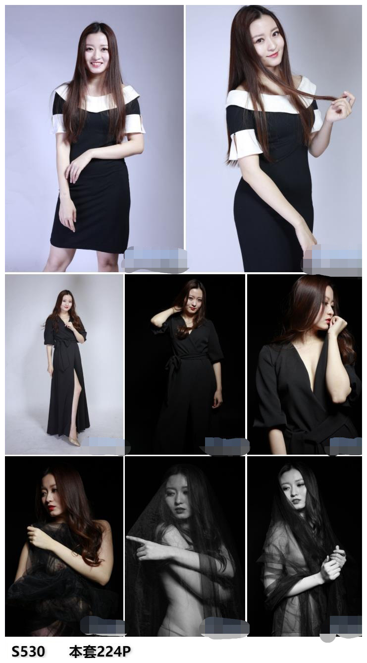 素人私房系列S530 摄影工作室人像素材影楼高清写真美女图片样片-私房社 - 素人摄影套图分享