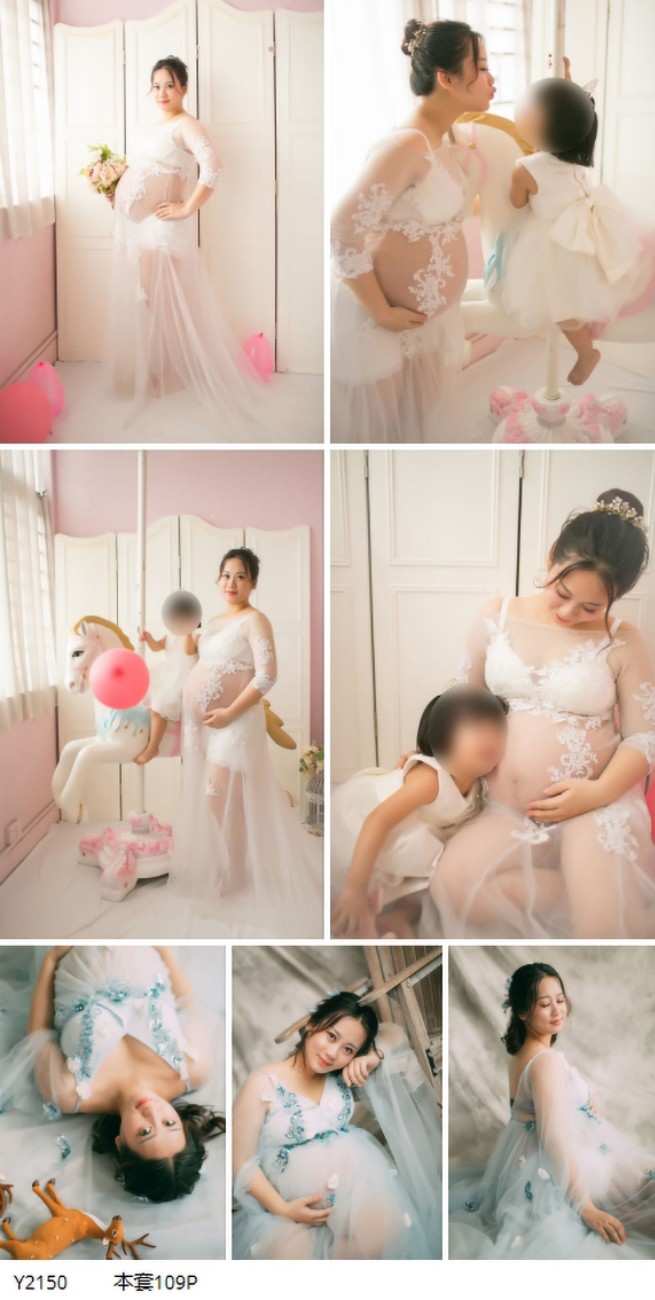 孕妇写真照Y2150人像摄影素材图片影楼样片-私房社 - 素人摄影套图分享