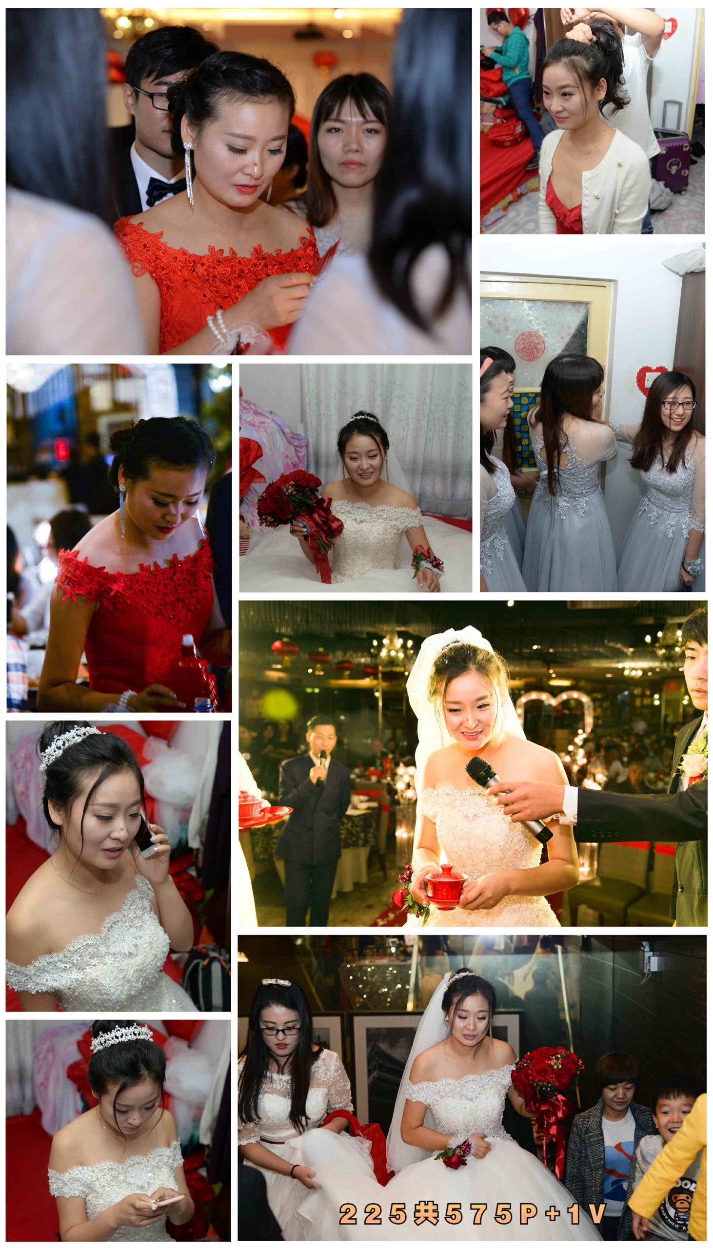 摄影工作室高清人像影楼样片 新娘结婚素人 婚礼跟拍系列H225-私房社 - 素人摄影套图分享