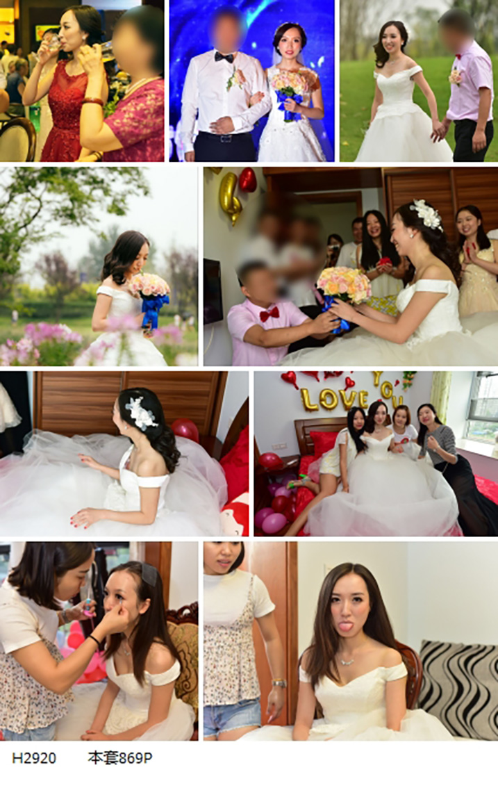 婚礼跟拍系列2920 工作室影楼样片 新娘结婚 高清人像摄影-私房社 - 素人摄影套图分享